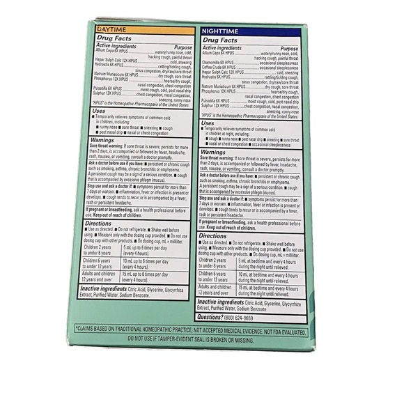 NEW Hyland’s Natural Kids - Cold & Cough Combo Pack NIB - Picture 3 of 5